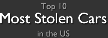 Top 10 Most Stolen Cars in the US