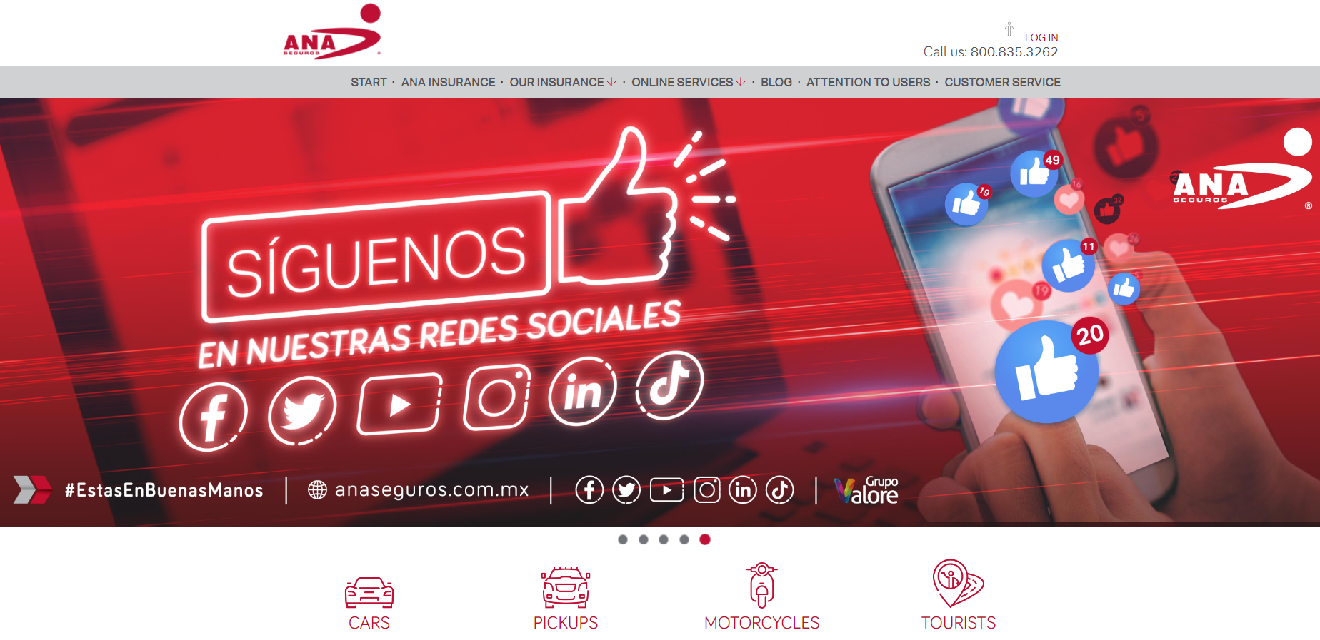 Ana Compania De Seguros Homepage