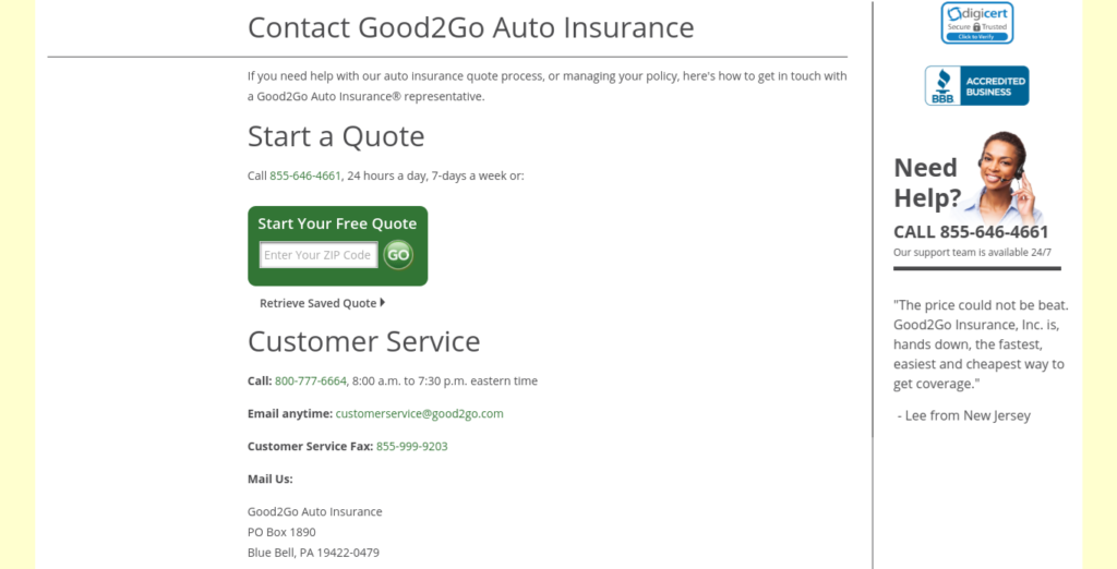 Good2Go Auto Insurance Review (2022) | AutoInsurance.org