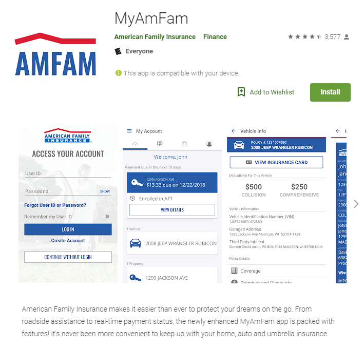 AmFam app