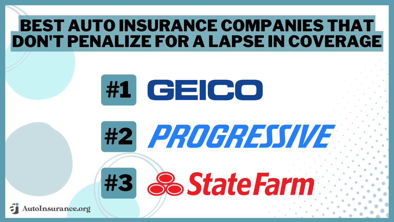 8 Best Auto Insurance Companies That Don’t Penalize for a Lapse in Coverage (2024)