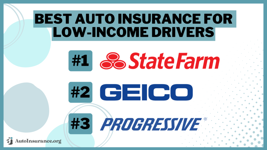 Best Auto Insurance for Low-Income Drivers in 2024 (Our Top 10 Picks)