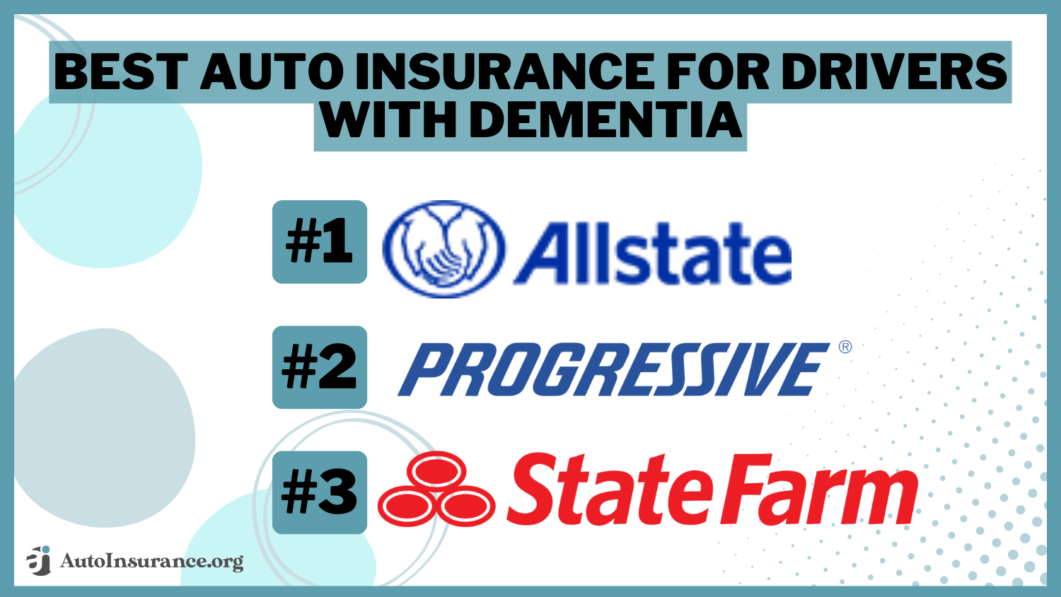 Best Auto Insurance for Drivers with Dementia: Allstate, Progressive, and State Farm