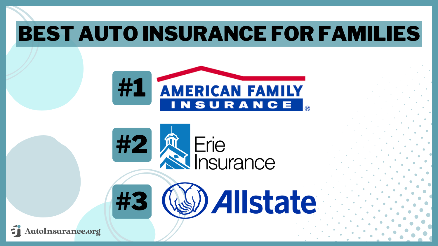 Best Auto Insurance for Families: American Family, Erie, and Allstate