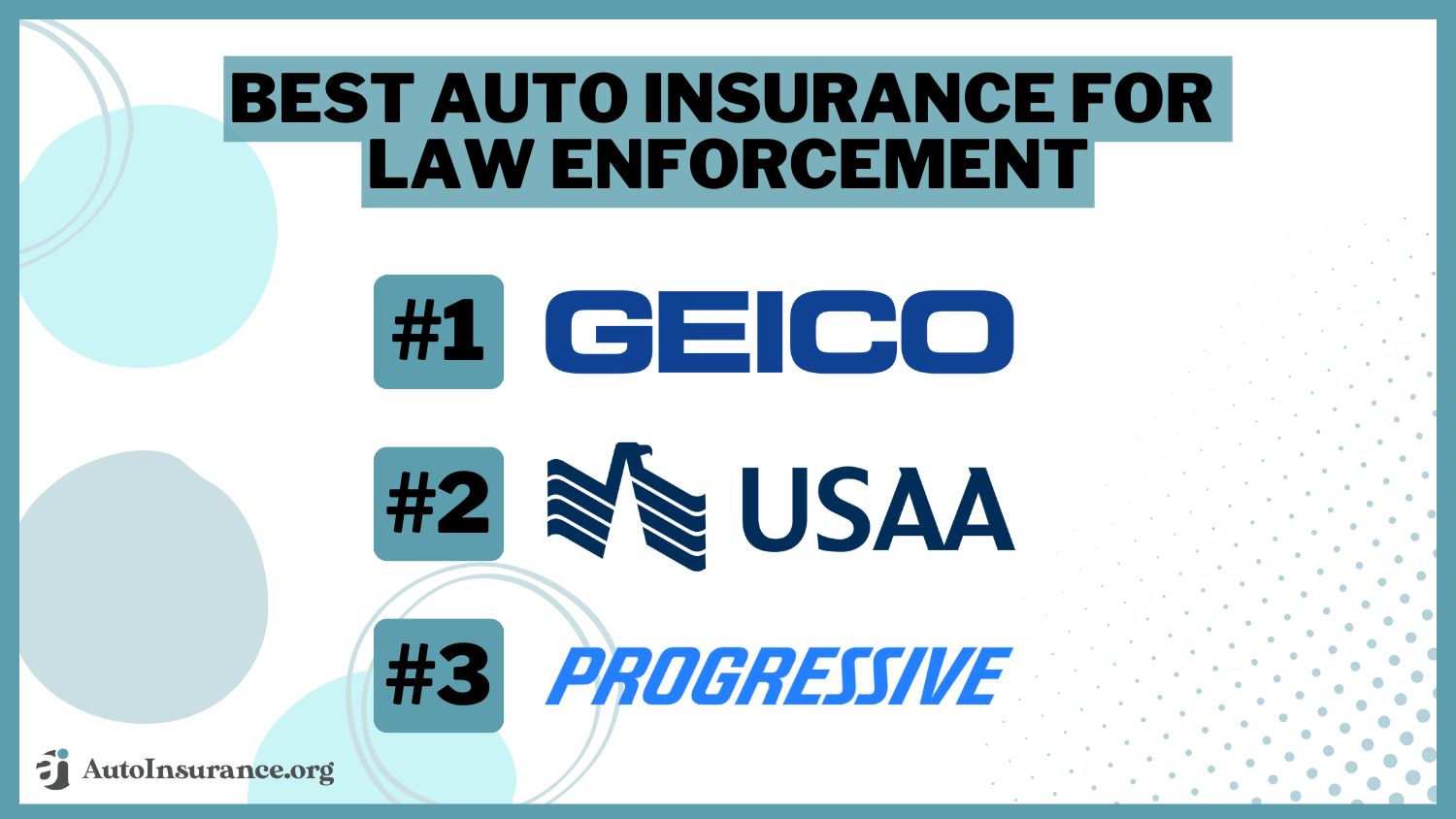 Best Auto Insurance for Law Enforcement in 2024 (Big Savings With These