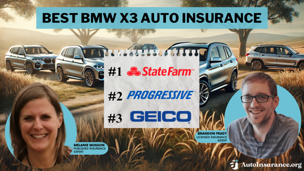 Best BMW X3 Auto Insurance in 2025 (Your Guide to the Top 10 Companies ...