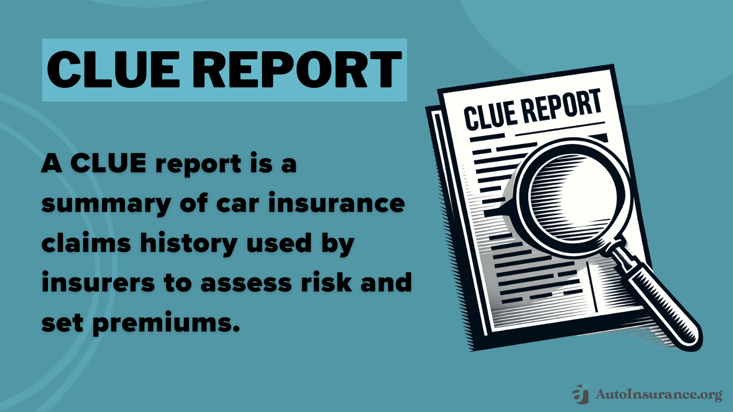 Clue Report Definition: Best Auto Insurance Companies That Don't Check Accidents Reported by CARFAX