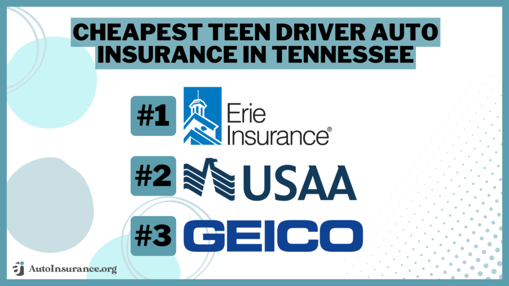 Cheapest Teen Driver Auto Insurance in Tennessee (Top 10 Companies