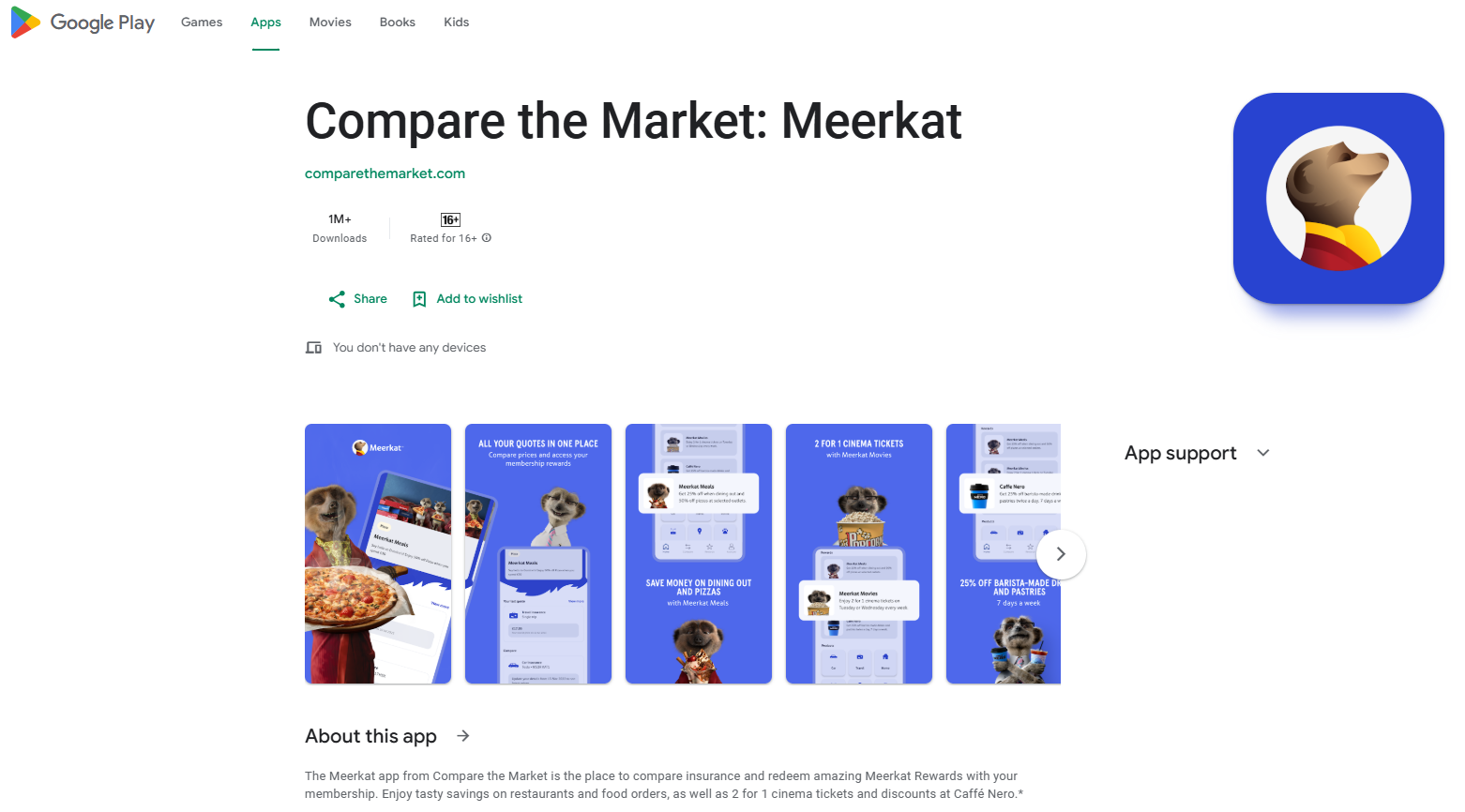 Compare the Market Screenshot: ComparetheMarket.com Review