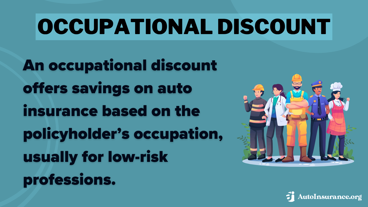 Occupational Discount Definition Card: Best Auto Insurance for Firefighters