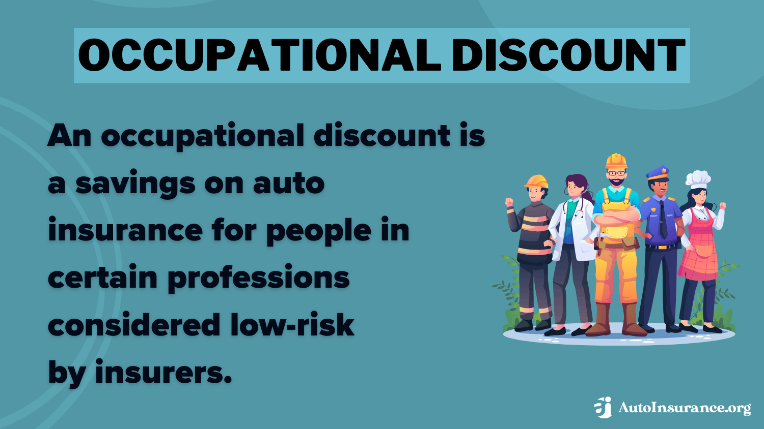 Occupational Discount Definition Card: Best Auto Insurance for Firefighters