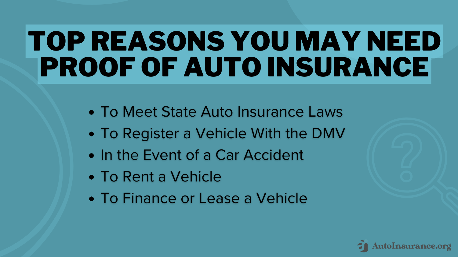 Top Reasons You May Need Proof of Auto Insurance: How to Get a Copy of Your Auto Insurance Card