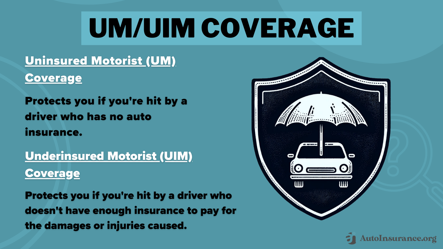 UM/UIM Coverage: cheap auto insurance after an accident