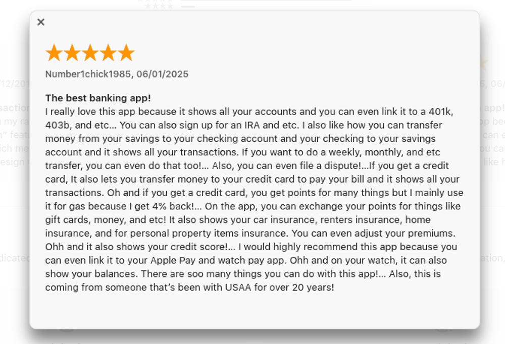USAA insurance app 5-star review: best auto insurance apps