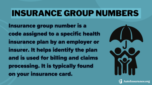 What is the group number on an insurance card? | AutoInsurance.org