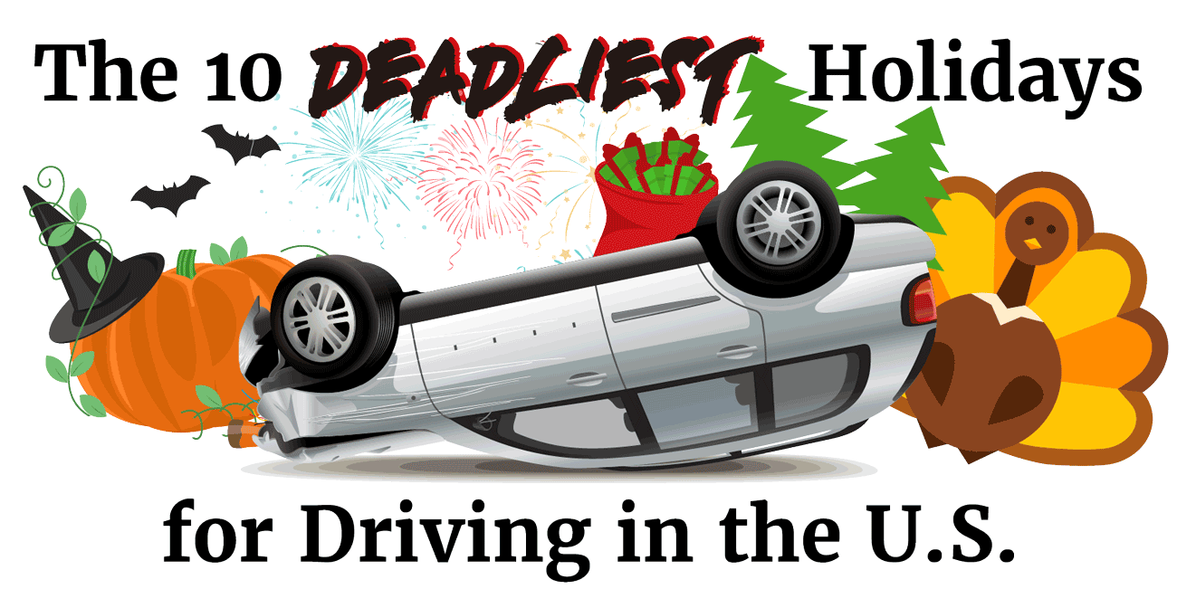 The 10 deadliest holidays for driving in the U.S.