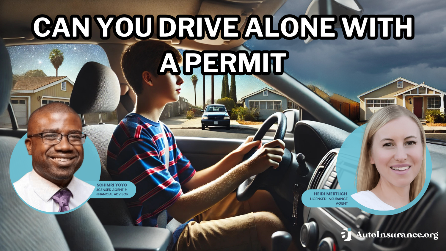 Can you drive alone with a permit 2024 autoinsurance
