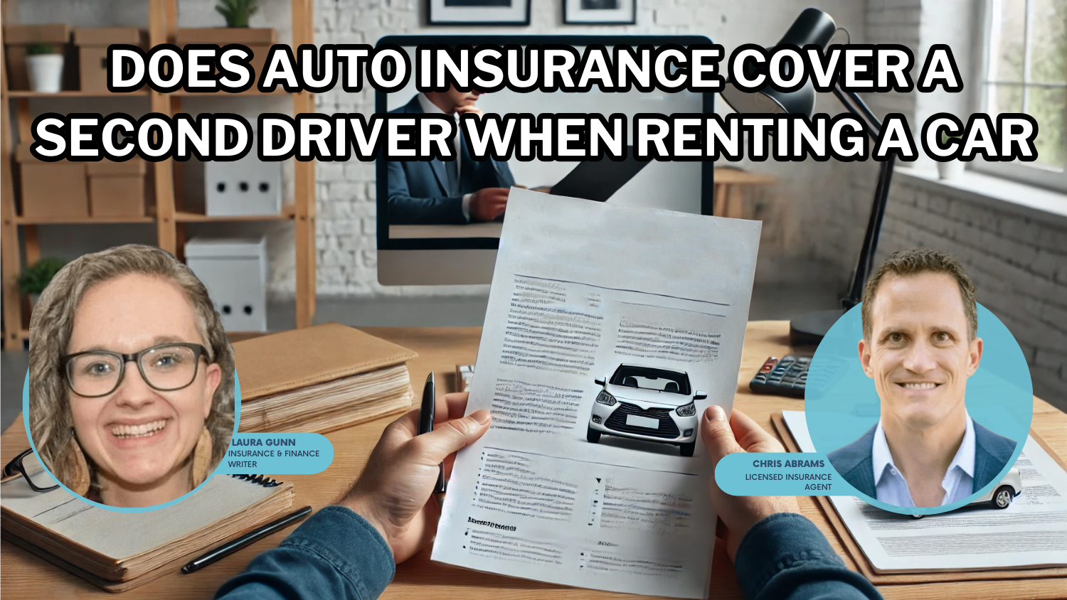 Does auto insurance cover a second driver when renting a car? (2024