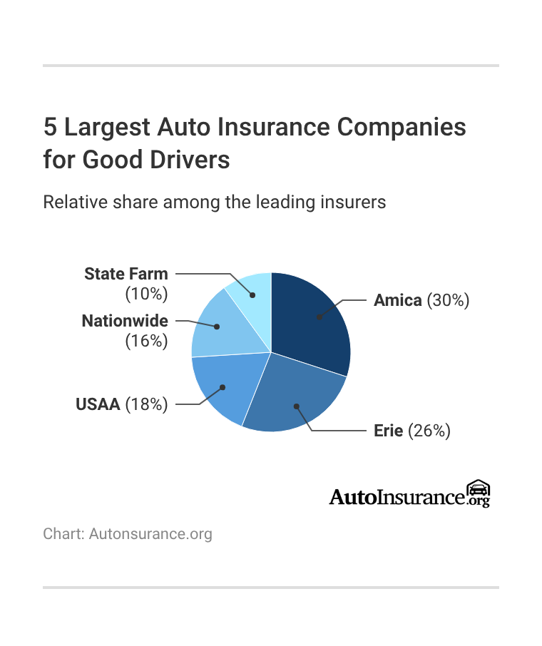 5 Largest Auto Insurance Companies for Good Drivers