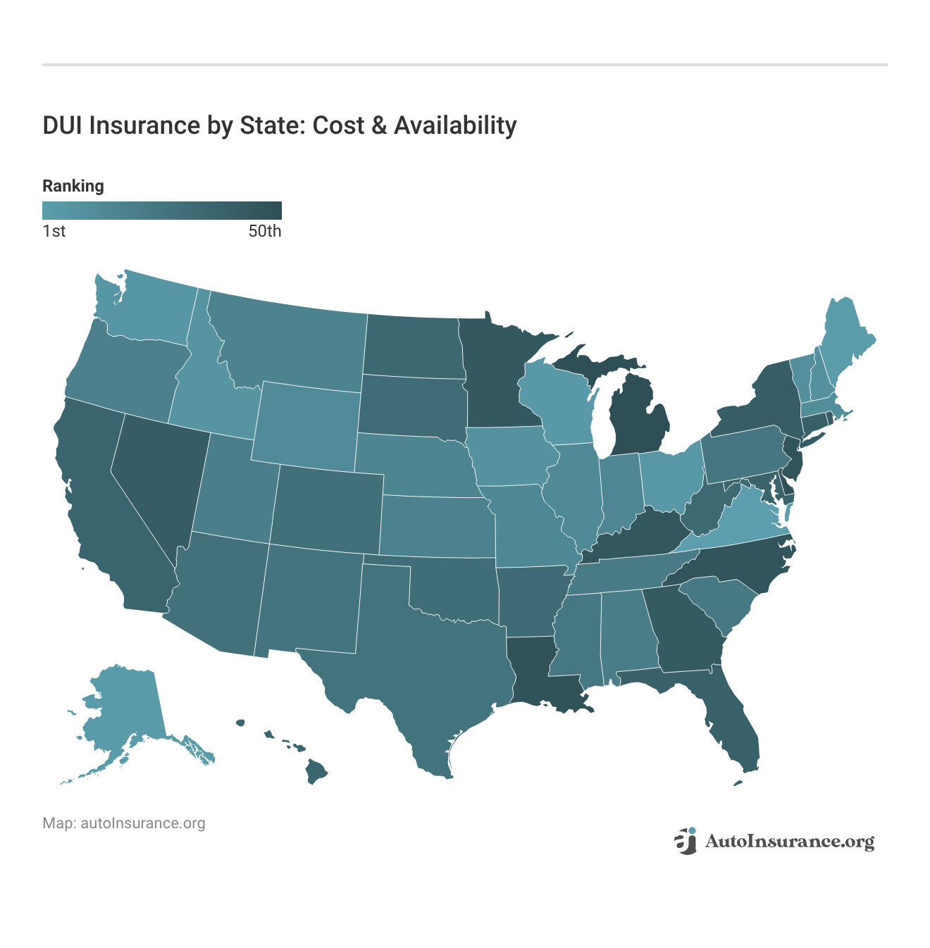 <h3>DUI Insurance by State: Cost & Availability</h3>