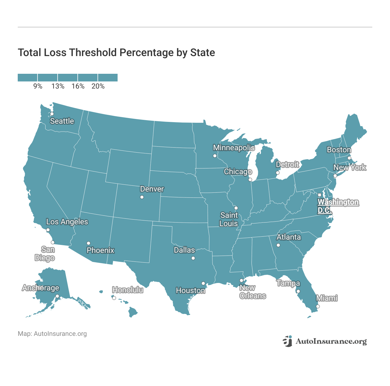 <h3>Total Loss Threshold Percentage by State</h3>
